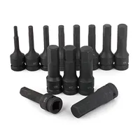 Drive Impact Socket Set Hex Bits Long Air Driver Metric 1/2In H4 H5 H6 H7 H8 H9 H10 H11 H12 H13 H14 H15 H16 H17 H18 H19 General