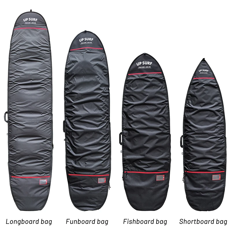 

UPSURF Surfboard Cover Bag | Black Red Protective Bag | Sizes: 6'0'', 6'4'', 8'0'', 8'6'', 9'2''