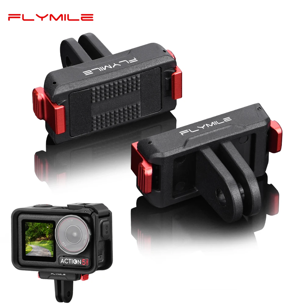 �y�Z�[�����zFlymile ���C�}�E���g�A�_�v�^�[ DJI Action 5 Pro �p �N�C�b�N�����[�X�x�[�X�g���u���P�b�g DJI OSMO Action 4 �A�N�Z�T���[�p