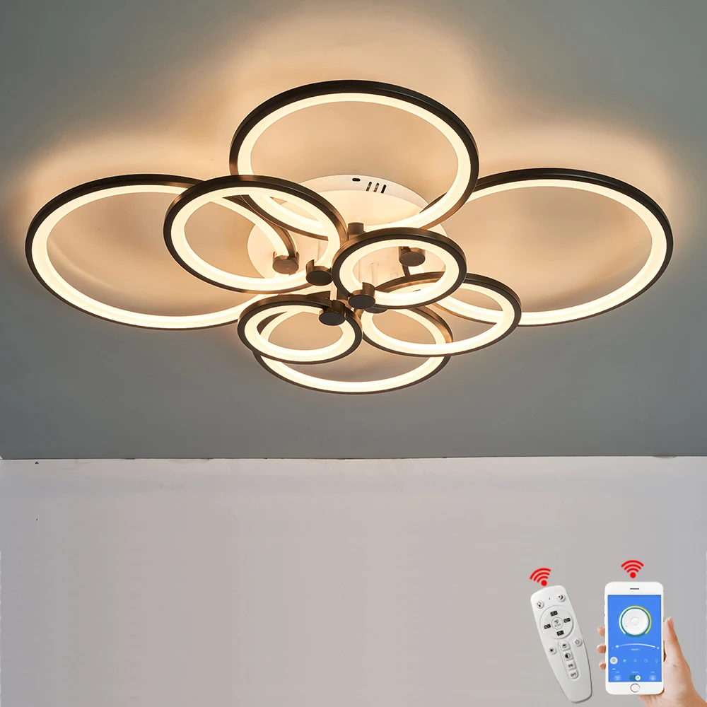 

Modern Led Ceiling Lights White/Black led Ceiling light Indoor lighting bedroom Living room decoration led Ceiling Lamp Fixtures