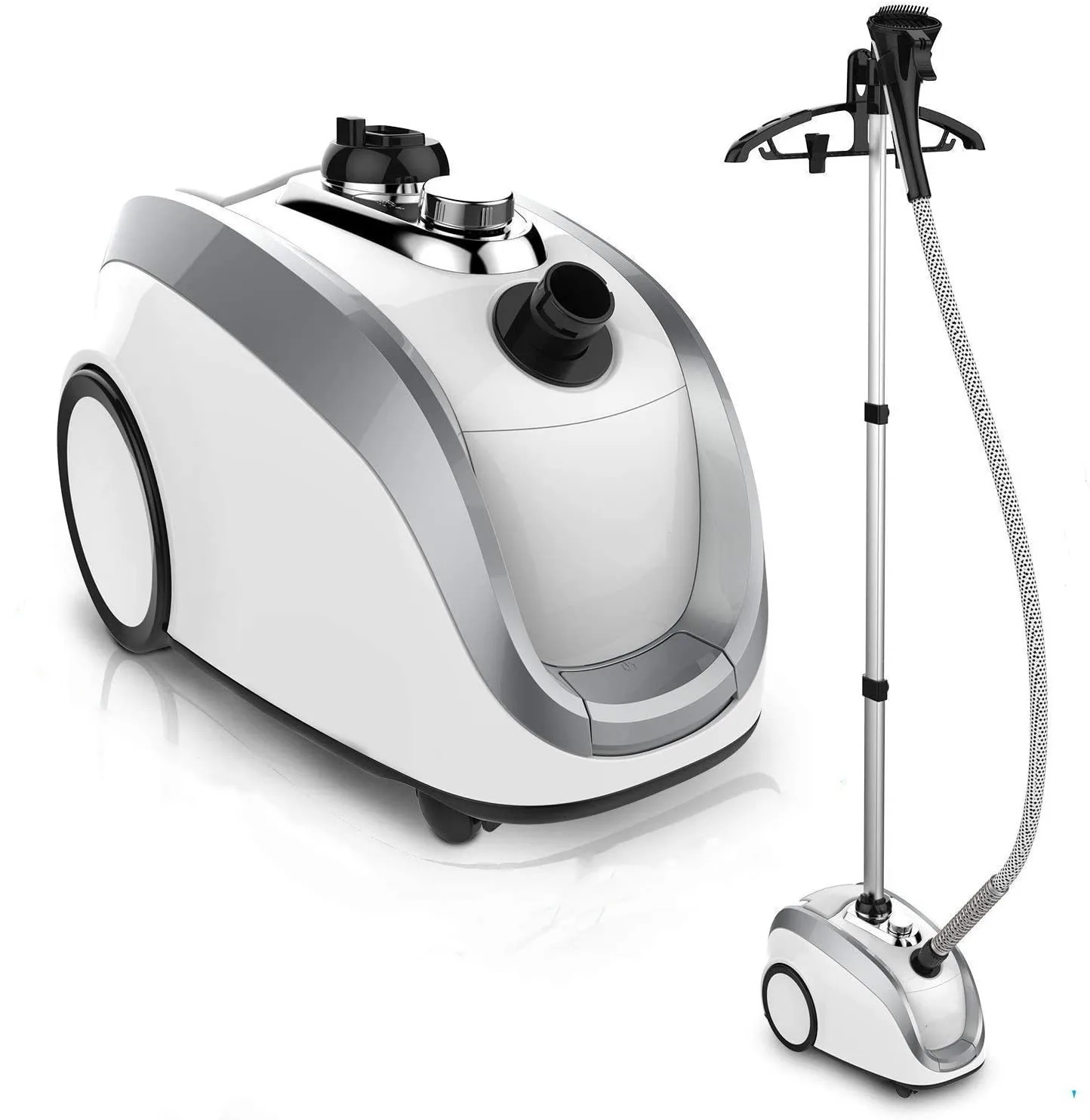 Professional Fashion Full Size 4 Adjustable Steam Levels Foot Switch Continuous Steam Garment Steamer