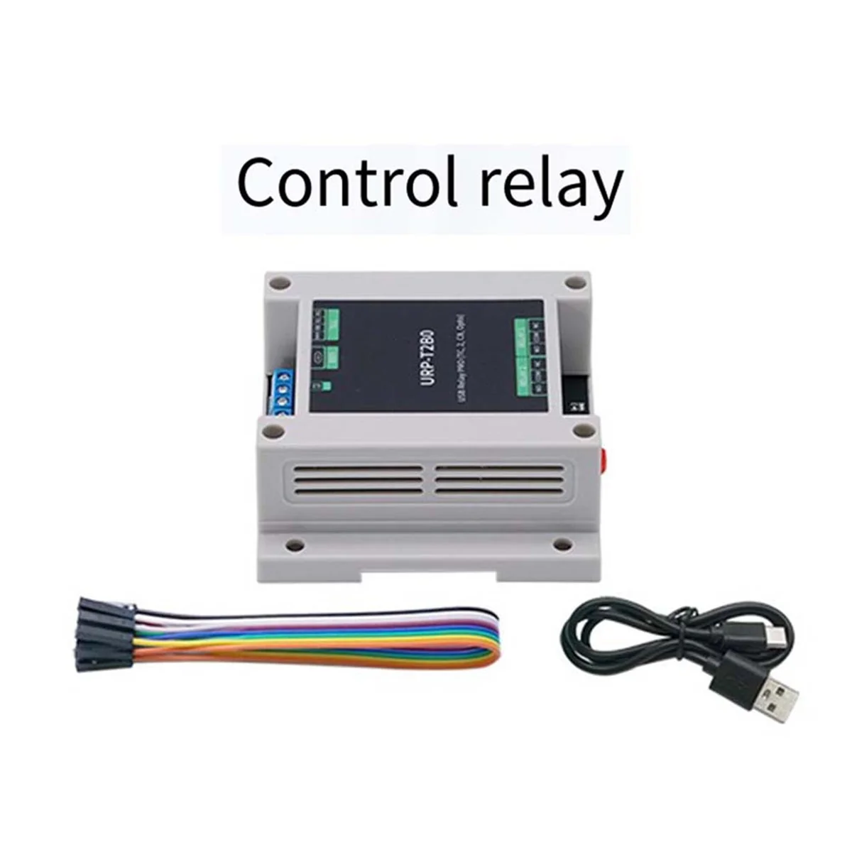 لوحة تحكم صناعية USB Relay PRO 2-Way Relay Isolation Rail USB/TTL مرحل التحكم لتطبيق الآلي