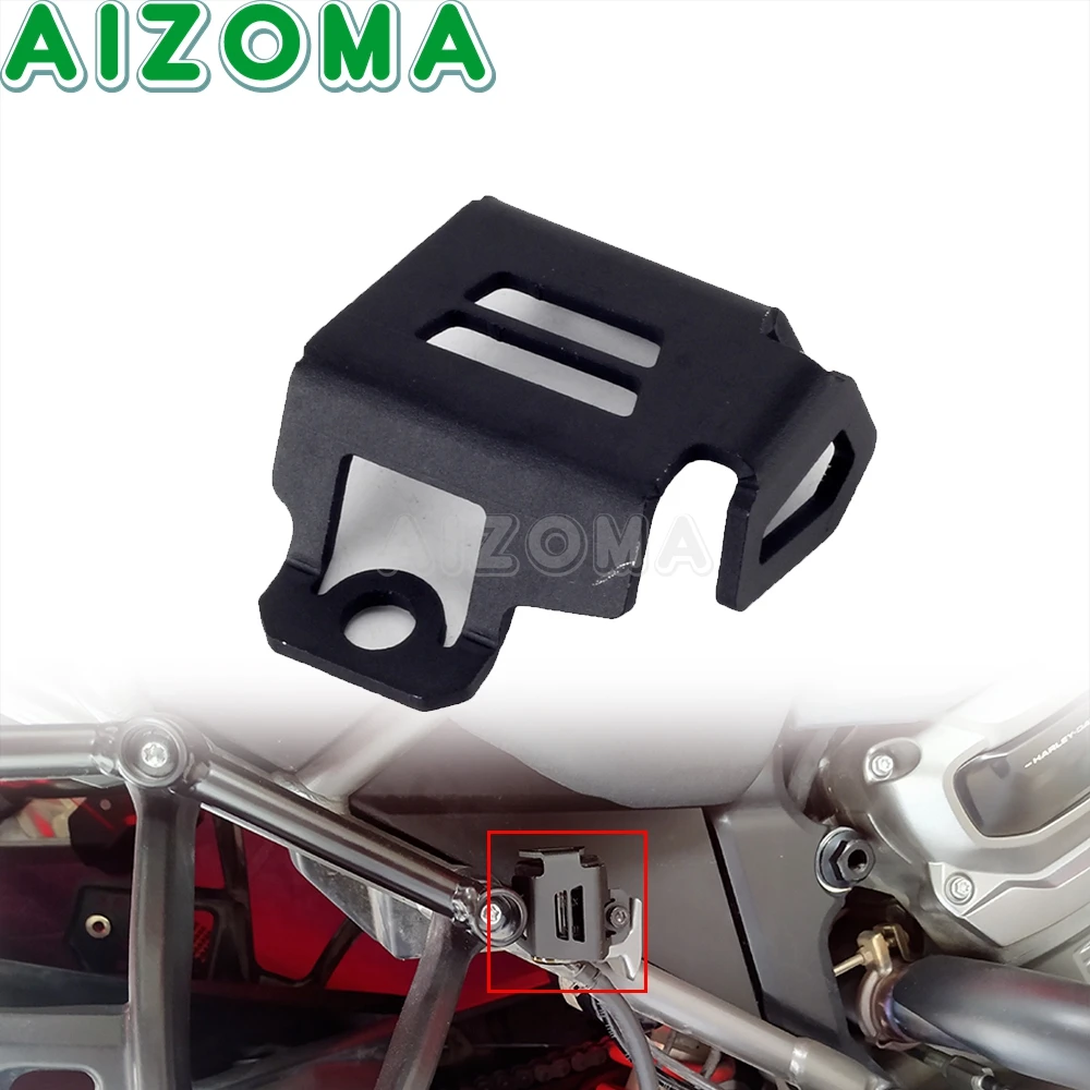 For Harley Pan America 1250 1250 RA1250S RA1250 Special 21-24 Motorcycl Rear Brake Fluid Reservoir Guard Cover Oil Cup Protector