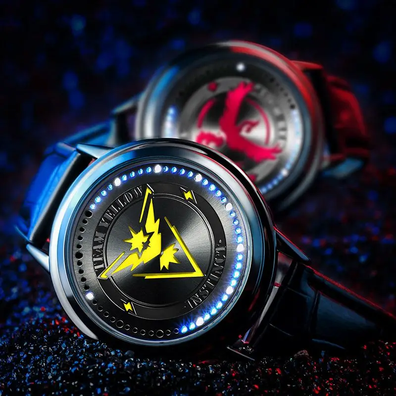 Pokemon Waterproof Watch Pokémon Pikachu Blue Camp Pokemon Anime Touchscreen