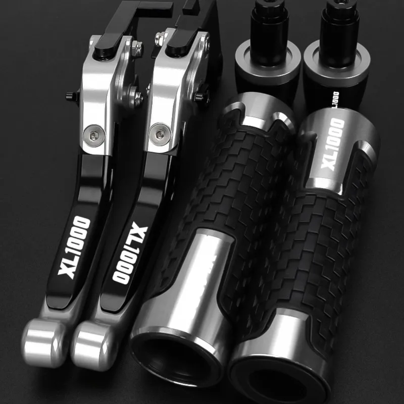 FOR HONDA XL1000 XL 1000 99-13 1999 2008 2009 2010 2012 Motorcycle Aluminum Adjustable Brake Clutch Levers Handlebar Hand Gripss