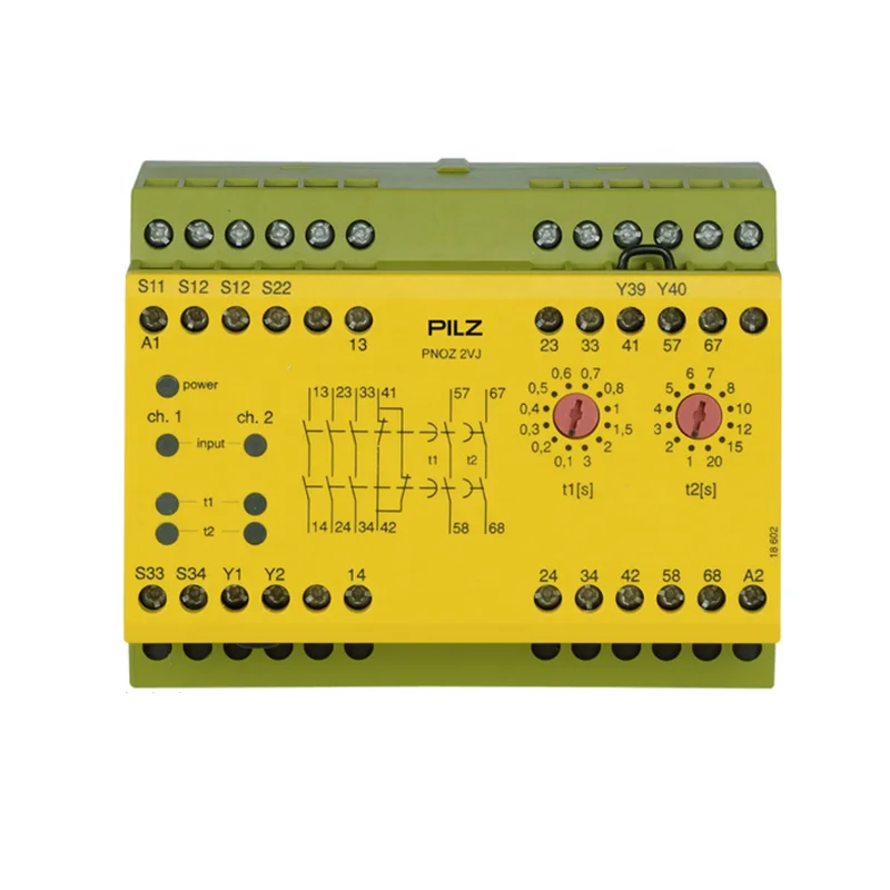 

Оригинальное новое реле безопасности 774012 PNOZ 2VJ 24 В постоянного тока 3n/o 1n/c 2n/o t