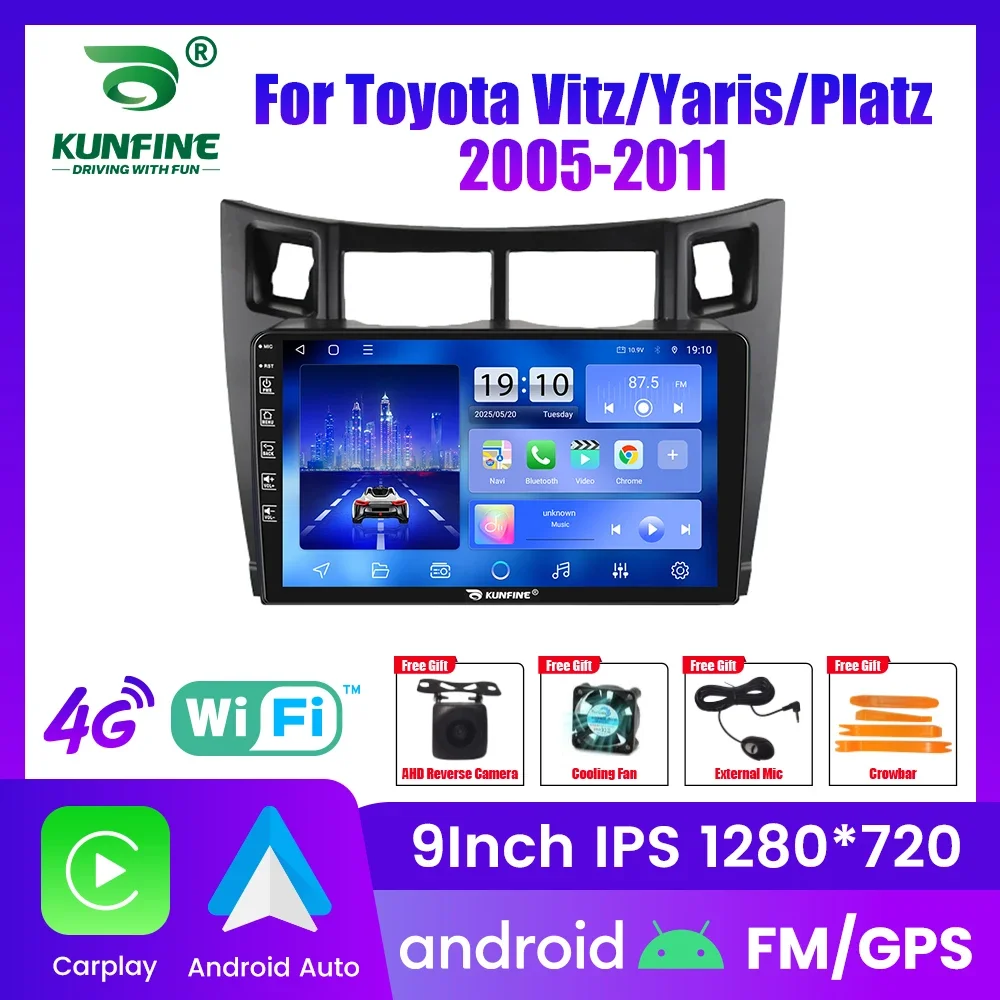 

Автомагнитола Android для Toyota Vitz 2005-2011, 2DIN, 8-ядерный процессор, GPS-навигация, IPS-экран, поддержка CarPlay и Android Auto