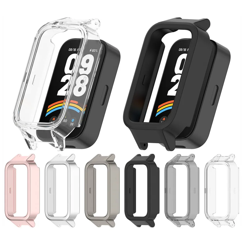 กรอบทดแทนสําหรับ Redmi Band 3 / Xiaomi Band 9 Active Case กรอบคุณภาพสูงนาฬิกาสมาร์ทอุปกรณ์ป้องกันติดตั้ง