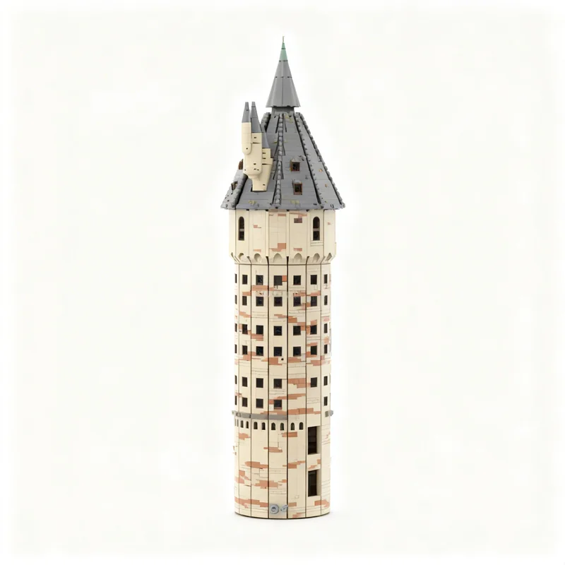 5677pcs MOC Harry Magic Castle Great Tower V2.0 Model Building Blocks Toys Christmas Gift Architecture Education Assemble DIY