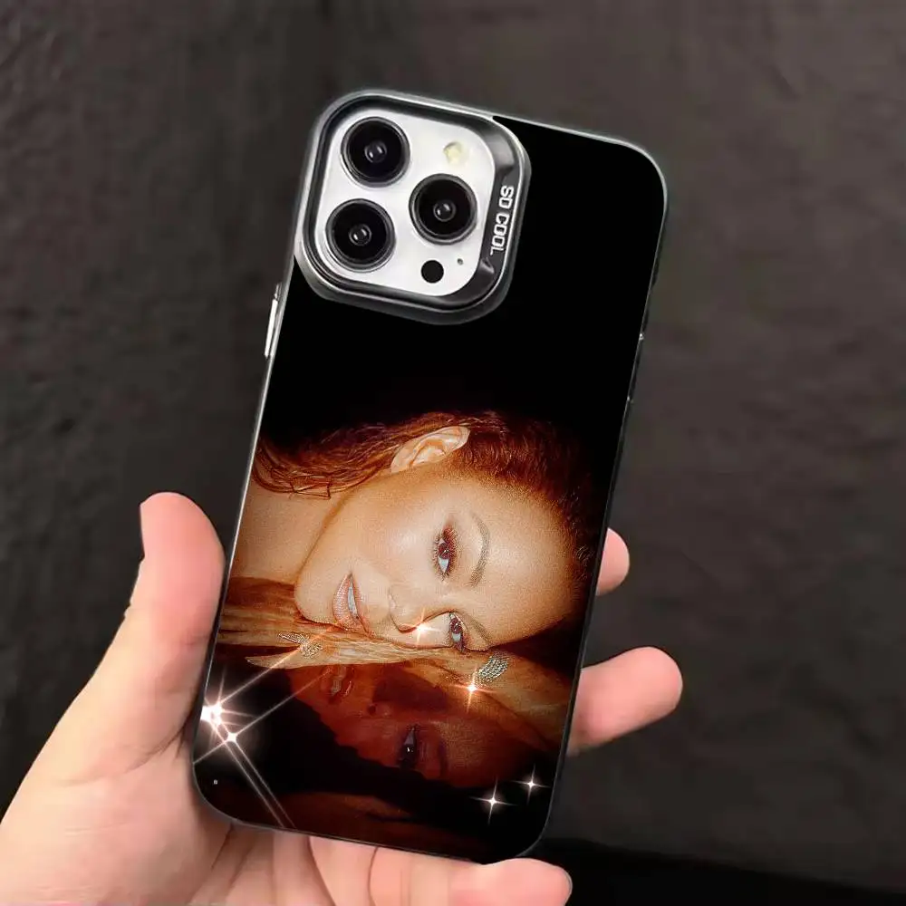 M-Mariah Carey Butterfly singer Phone Case Color Silver Shell For IPhone 17 16 15 14 13 12 11 Pro Max Plus