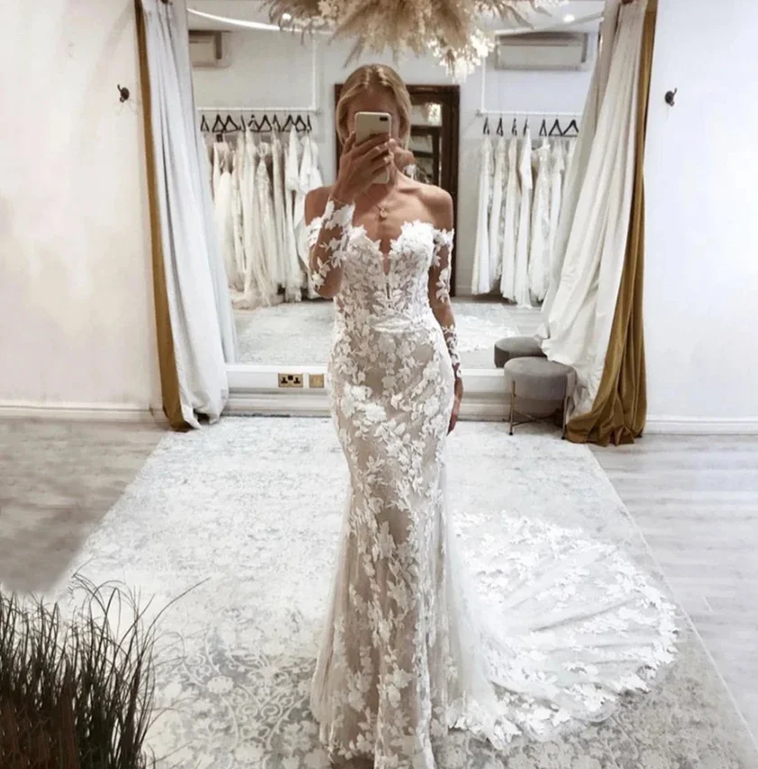 

New Sexy Beaded Mermaid Wedding Dress With Detachable Sashes Customized Bridal Wedding Gown Vestido De Noiva