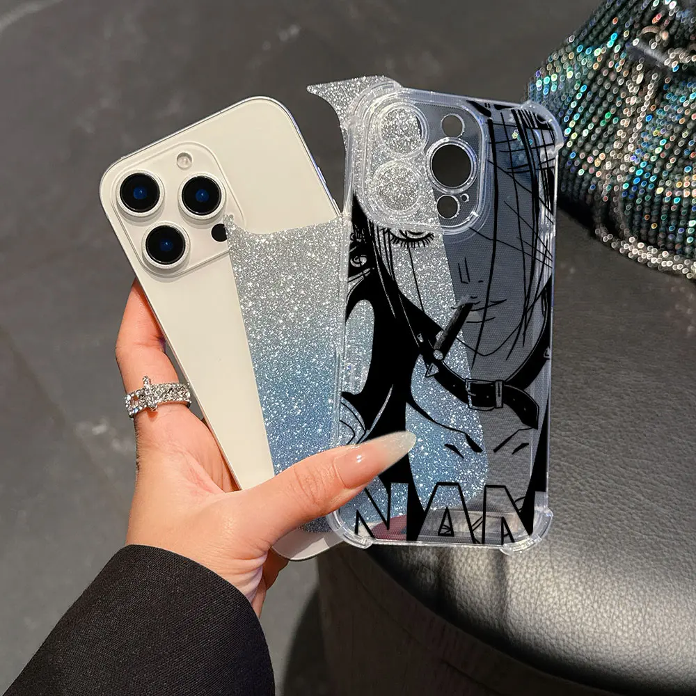 Anime N-Nanas O-Osaki Line Phone Case For Oppo Reno12 Reno11 Reno10 Reno8 Reno7 Reno6 Z T Pro Plus 4G 5G Anti Fall Airbag Cover