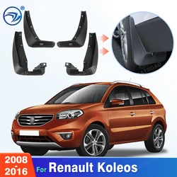 Custom Fit 4PCS Mud Flaps for Renault Koleos 2008 2009 2010 2011 2012 2013 2014 2015 2016 No Drilling Splash Guards Fender