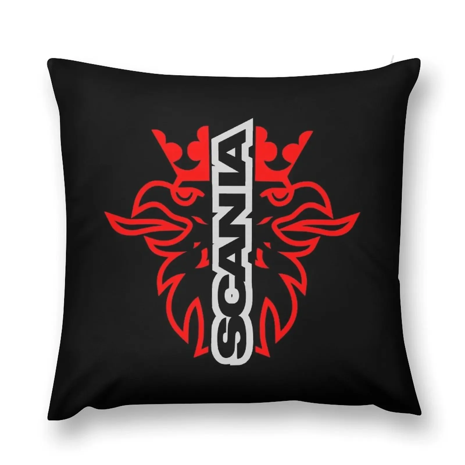 Double Griffin V8 King of the road Red Throw Pillow Throw Pillow Luxury Sofa Cushions pillow