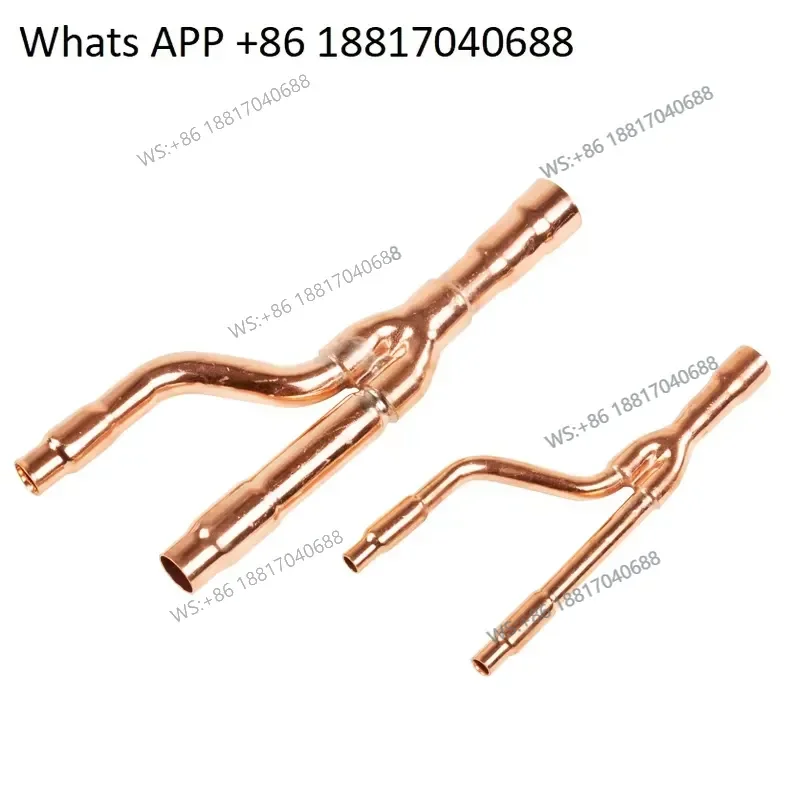 1PC 1PC Central Air Conditioner Splitter Divergent Pipe Welded Copper Pipe for 18T 22T 33T