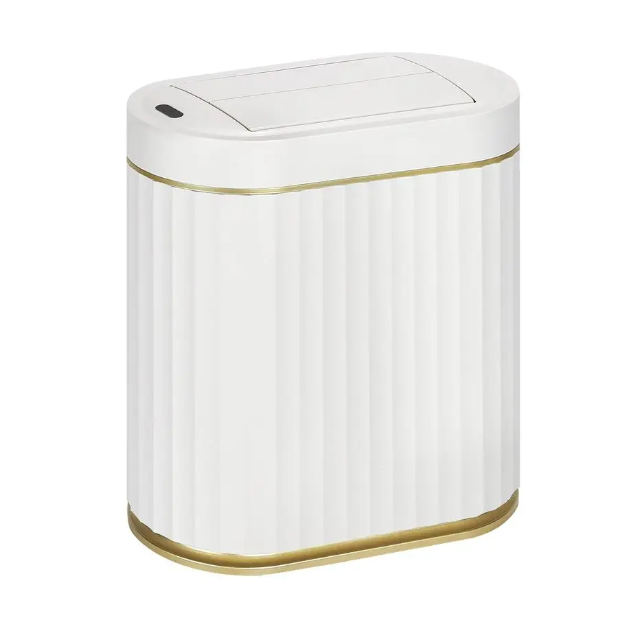 

Trash Can with Butterfly Lid 2 Gallon Sensor Trash can, IPX5 Waterproof Garbage Can, Automatic Slim Trash Bin, UnderCounter Wast