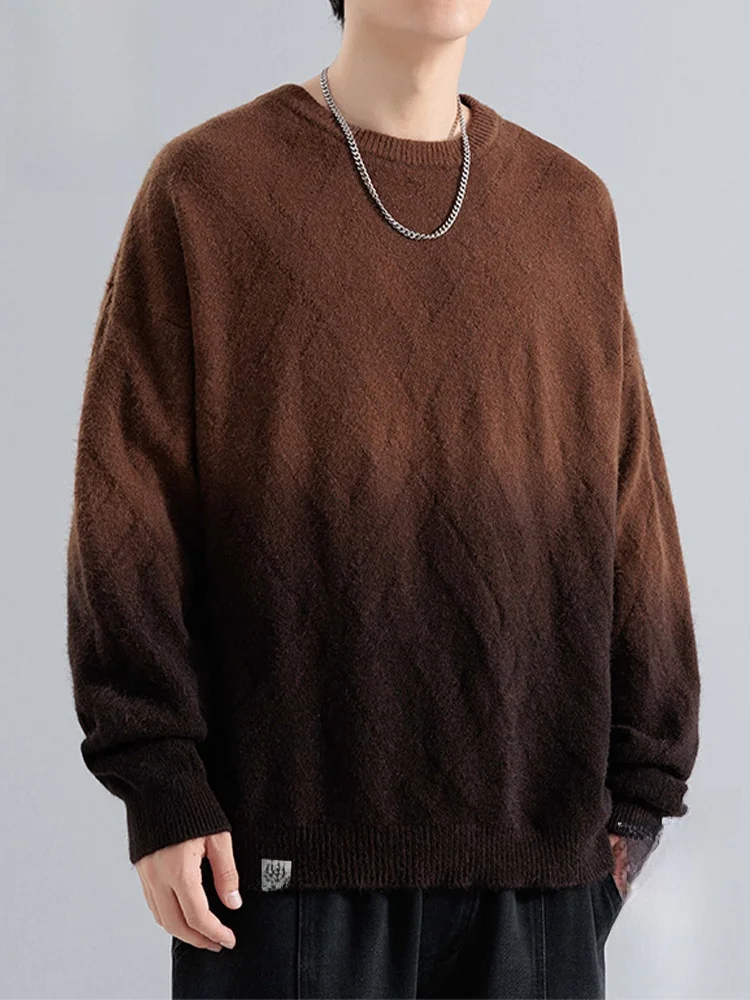 

Мужской вязаный свитер Paul Frank свободного кроя с круглым вырезом, весна-осень, новый, удобный, мягкий, из полиэстера и нейлонового волокна