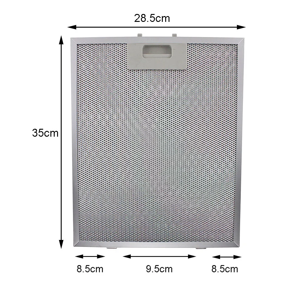 Kitchen Hood Filter Stainless-Steel Cooker Filter Mesh 350 X 285 X 9mm Hoods/range Hood Vents Grease Filter Replacement Parts