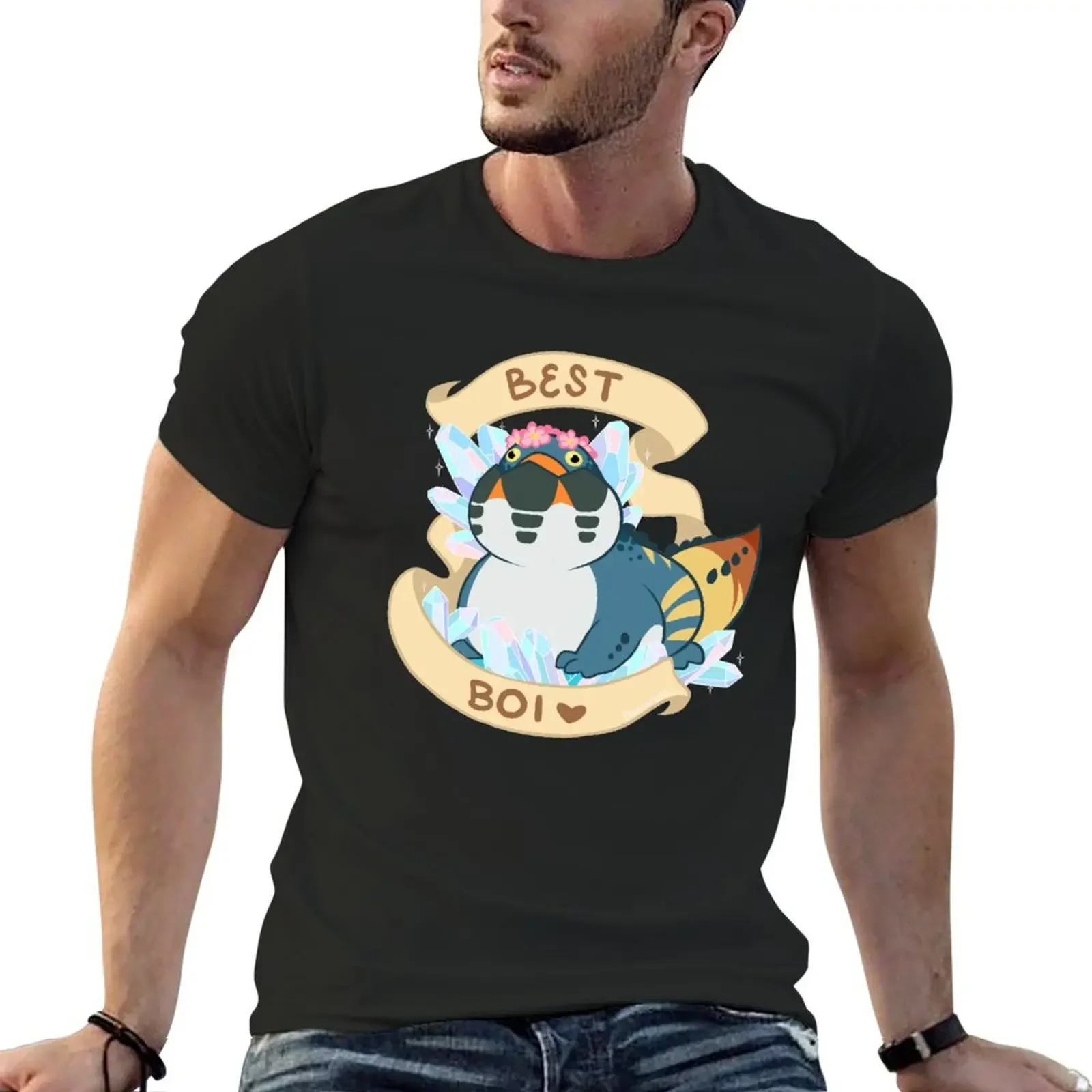 Dodogama Best Boi (MonHun: World) T-Shirt graphics anime tees t shirts for men graphic