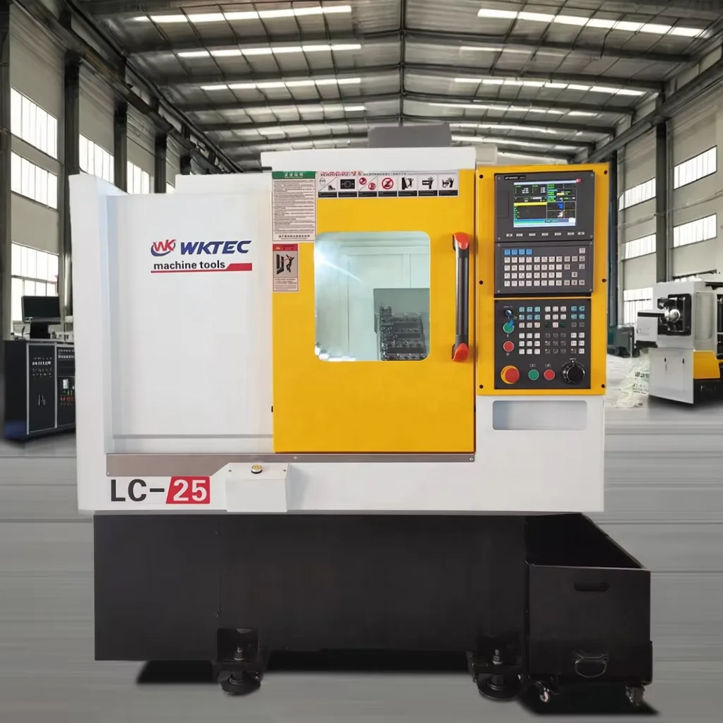 Full Automatic LC-25 Long Travel With Servo Turret Slant Bed Price Cnc Lathe Hine For Metal