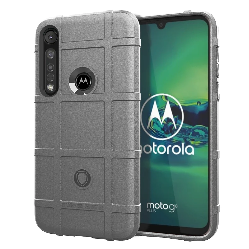 Anti Knock Phone Cover for Moto G8 Plus G8+ Shockproof Silicone Shield Case for moto one vision plus Armor Matte Rubber Cases