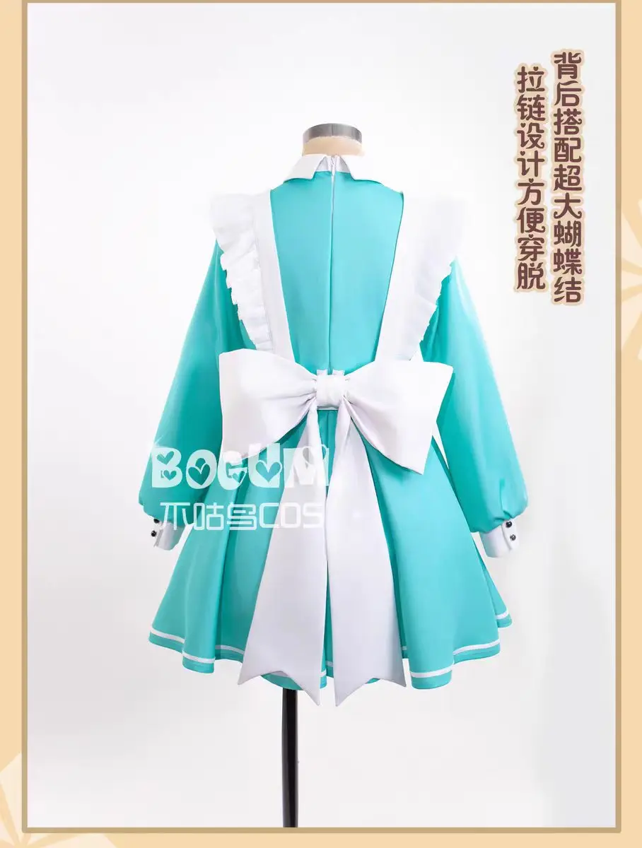 2026 new Role Play Outfit Alice Fairy Maid Dress Singer Mi-ku Cosplay Lolita Costume Halloween Christmas Carnival Suit