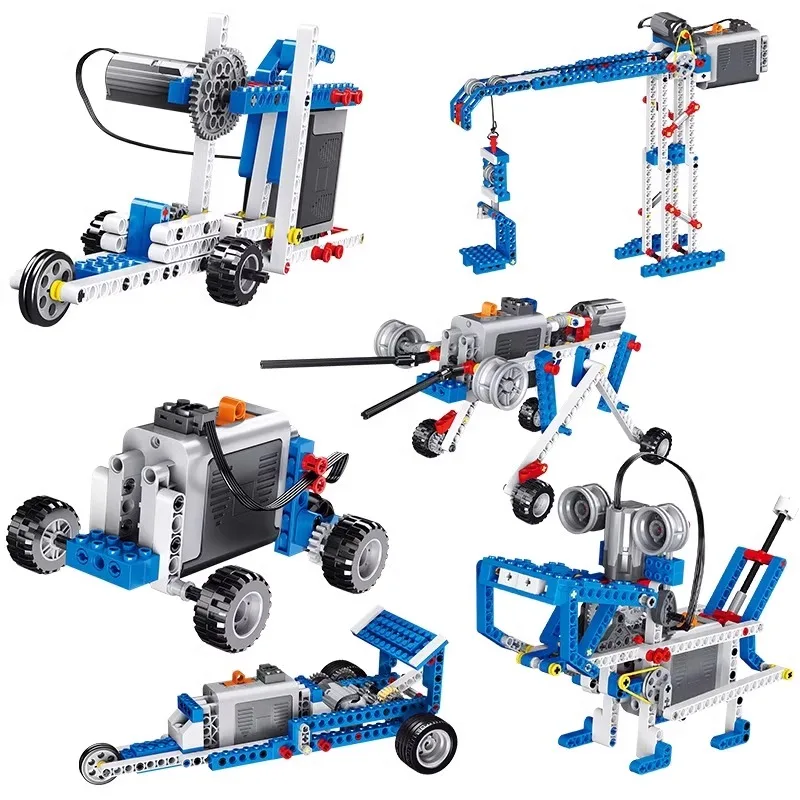 STEM 9686 piezas técnicas programación multitecnología estudiantes educativos aprender DIY bloques de construcción ladrillo potencia chico juguetes regalos