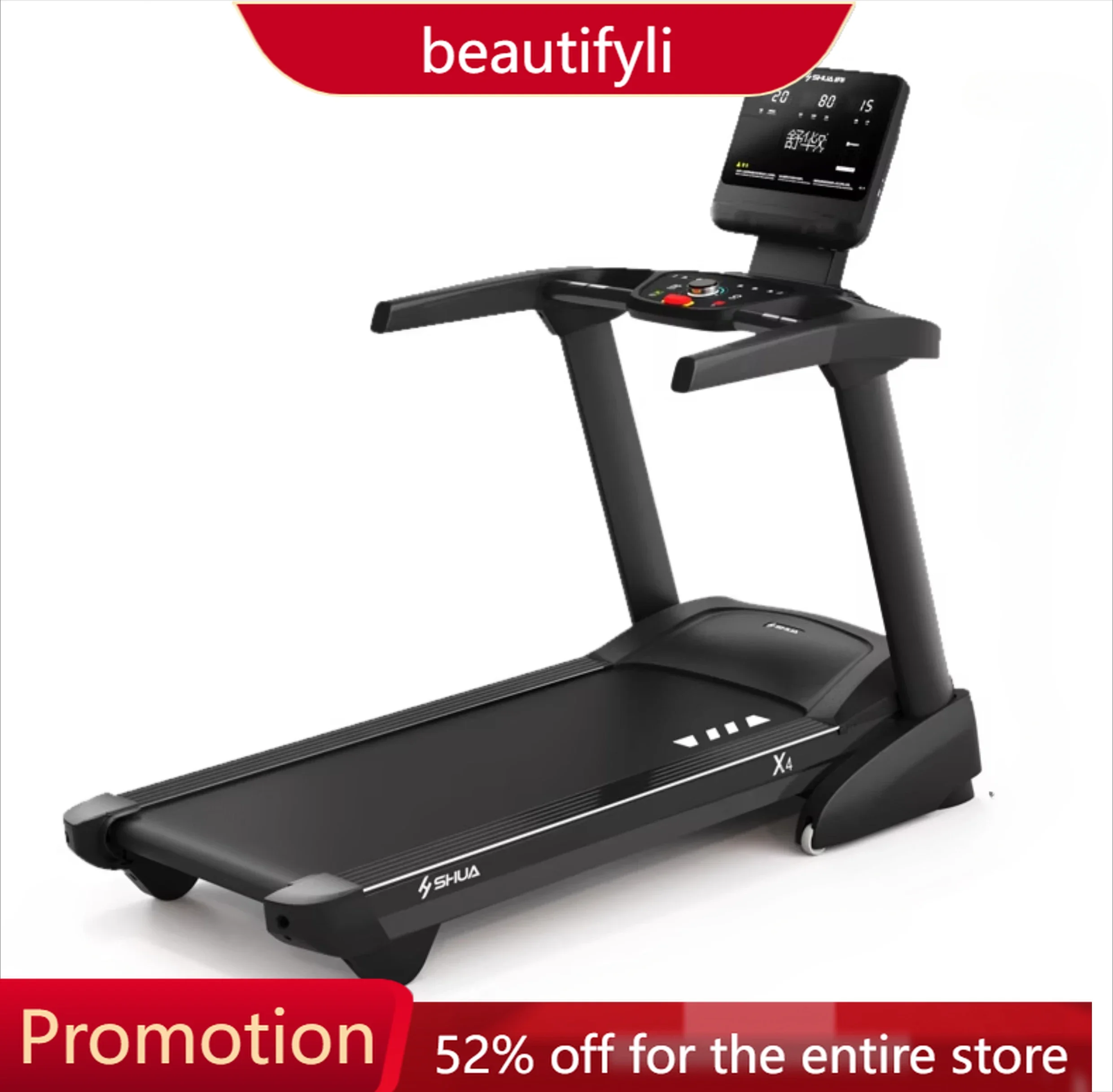 

J3215 Household knee pads, treadmill, hill climbing, large high-end folding shock absorption, multi-functional fitness equipment