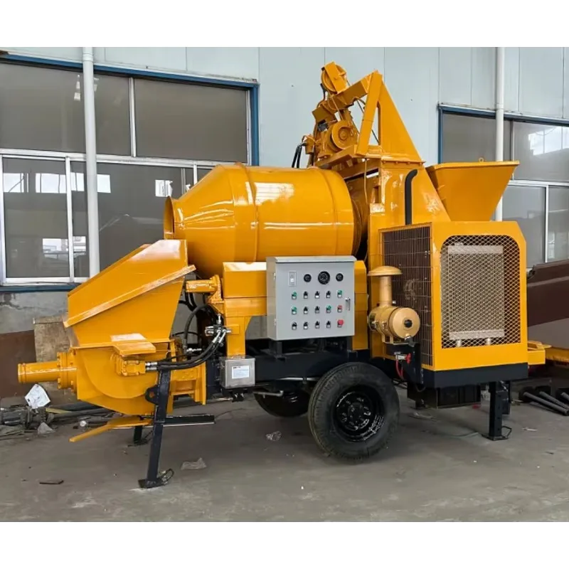 Factory Supply 15m3/h Diesel Self Loading Mobile Concrete Mixer/concrete Mixer Pump/concrete Mixer with Pump