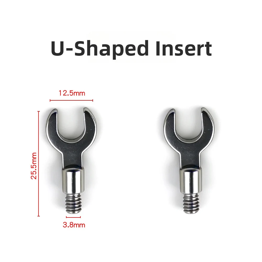 As Shown Test Leads Set Reliable Performance Test Set Multimeter Banana Clips U-shaped Probes Quick Secure Connections