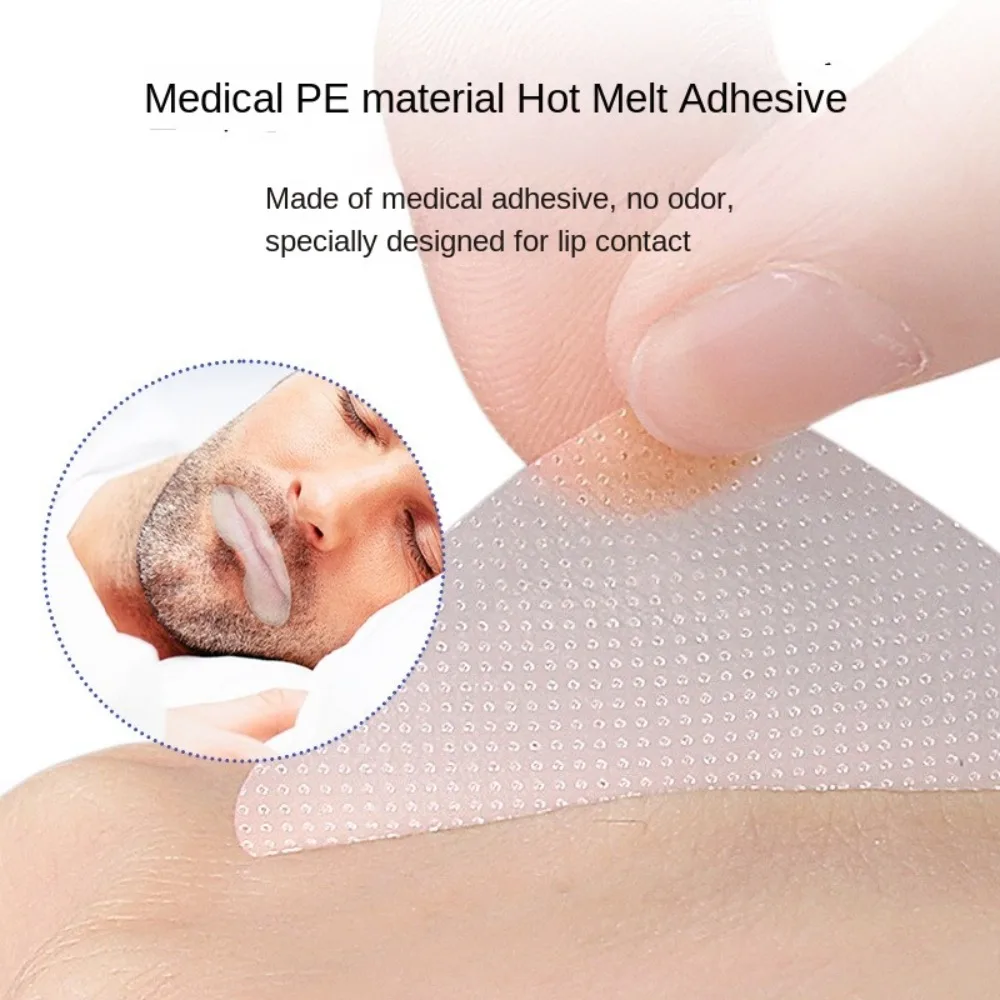 

90pcs New Transparent Mouth Tape Anti-snoring Improve Sleeping Mouth Stickers Prevent Mouth Breathing PE Sleep Strip for Adults
