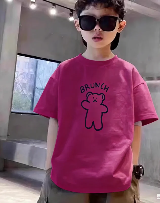 Nickelodeon Spring and Summer 100% Cotton Short-Sleeved T-Shirt - Cute Cartoon Print - Versatile Top for Boys and Girls