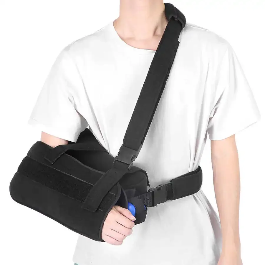 Arm Sling Support Belt Shoulder Abduction Sling Support Strap Shoulder Immobilizer Brace for Arm Injury Fixing Protector Brace