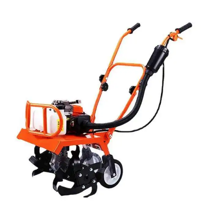 Multifunctional agricultural scarifier small rotary tiller soil tiller orchard ditching lawn mower