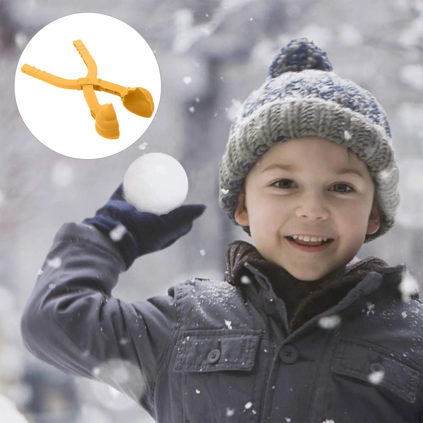 Зимний зажим в форме капу