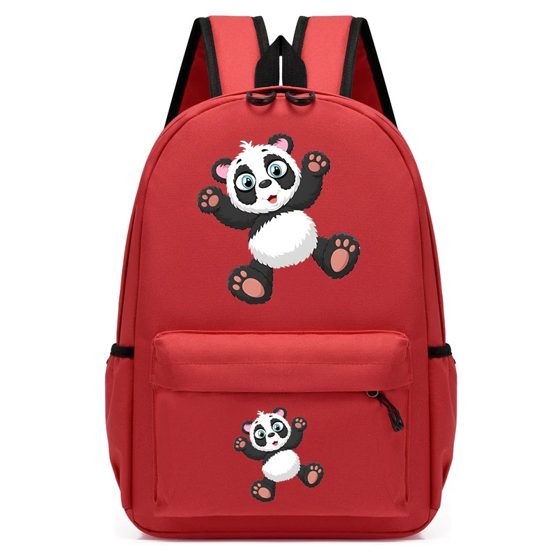 Mochila escolar de Panda para niño y niña, bonito para guardería de Anime morral, preescolar