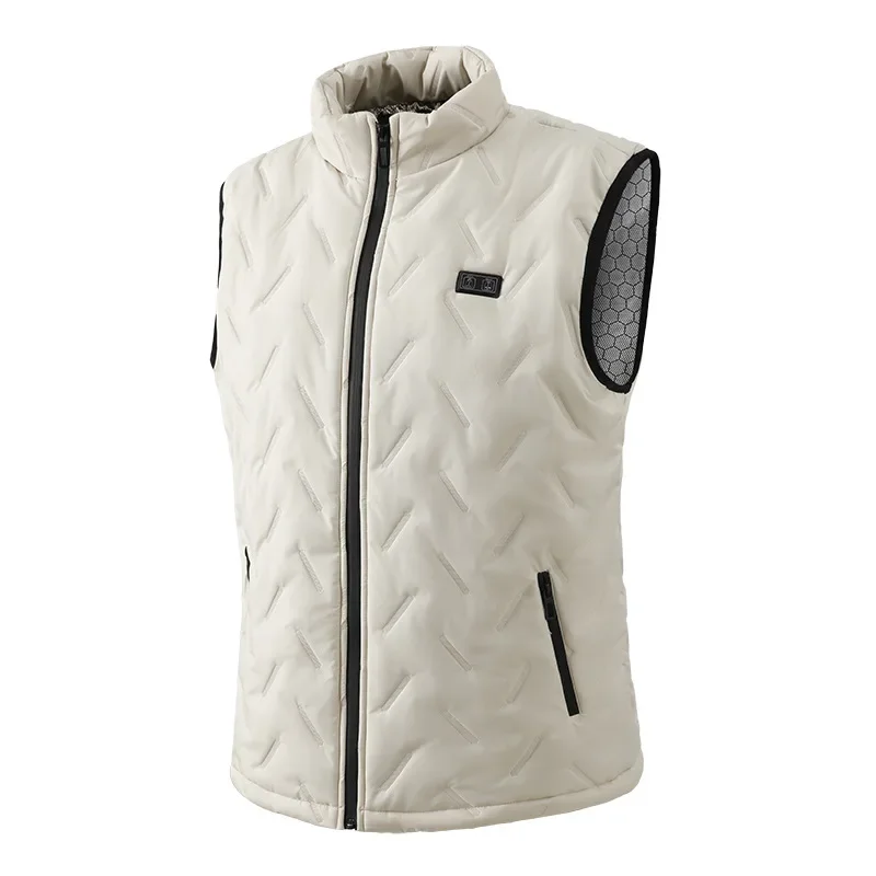 2025 New Heated Vest Men 9 Heating Zones Dual Control Electric Warming USB Smart Waistcoat Ladies