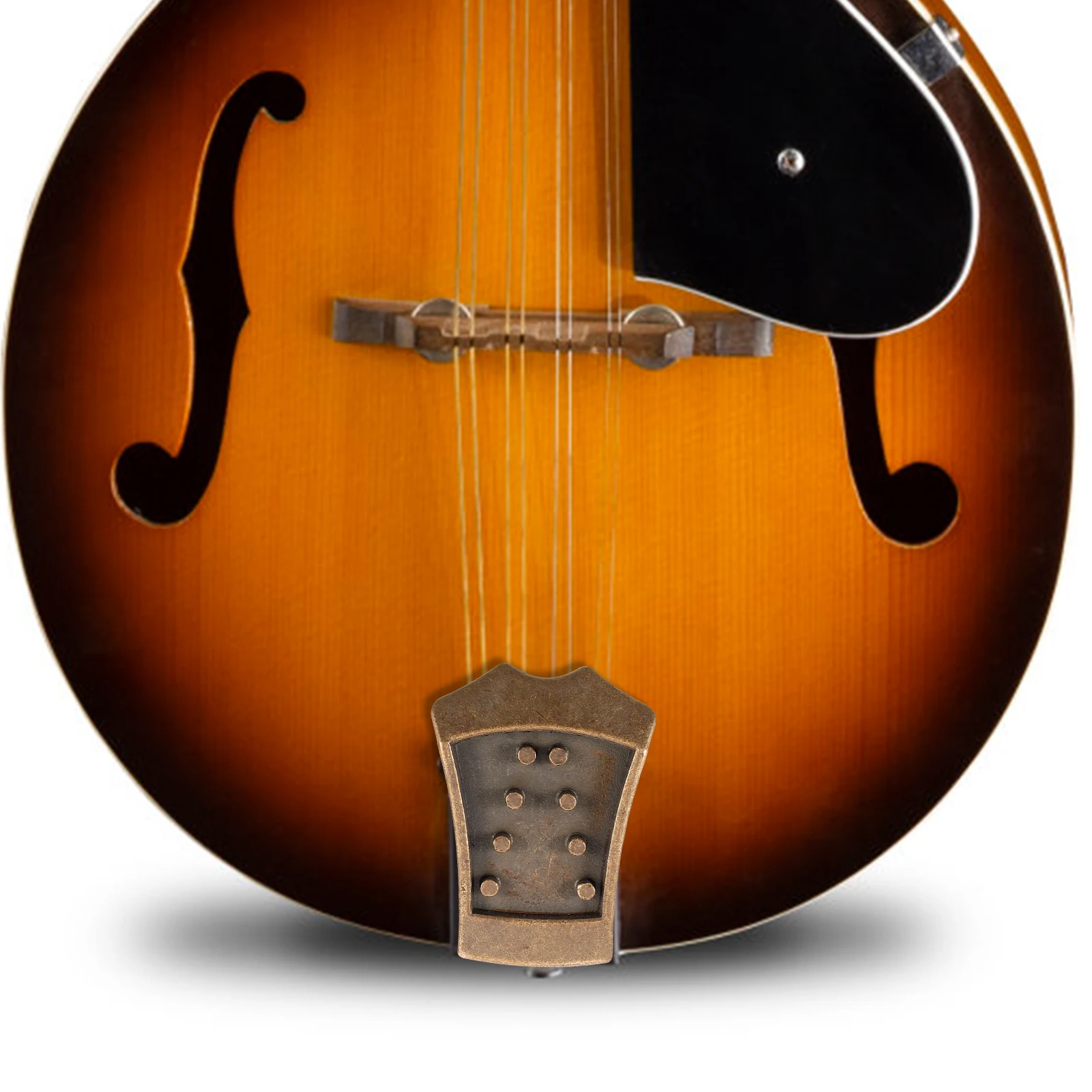 

Bridge Tailpiece Alloy String Parts Accessories Traditional Instrument Supplies Metal Mandolin Tailpiece Durable Practical Long