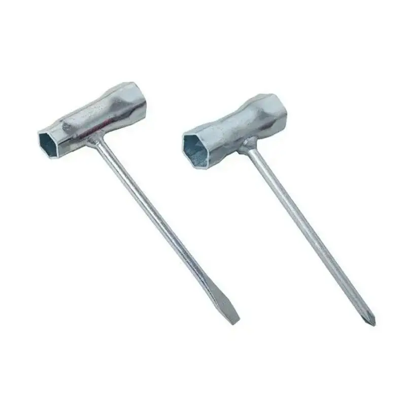 Llave de bujía con cabeza ranurada/cruzada, destornillador combinado, llave en T para Sierra de gasolina, motosierra eléctrica, cortadora de césped
