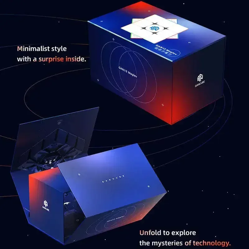 GAN 13 Maglev Magnetic Magic  3x3x3 Speed Cube GAN 13 M 3x3, Flagship Cube GAN13 Maglev Limited Edition