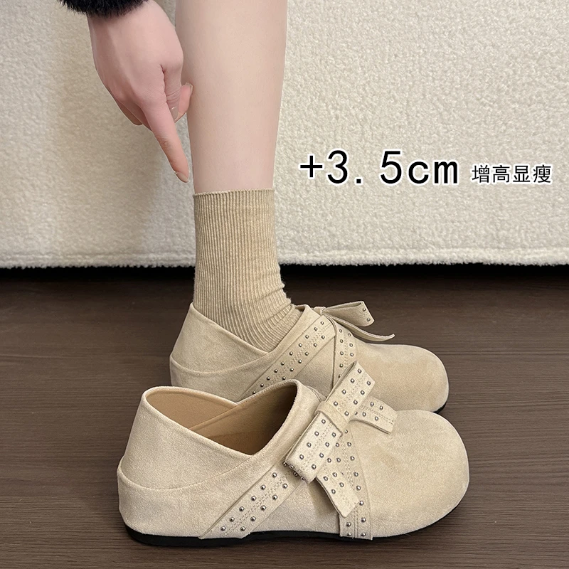 

Retro Convertible Height-Increasing Thick-Soled Women's Shoes 2026 Spring New Arrival, Super Stylish, Easy Slip-On Sneakers