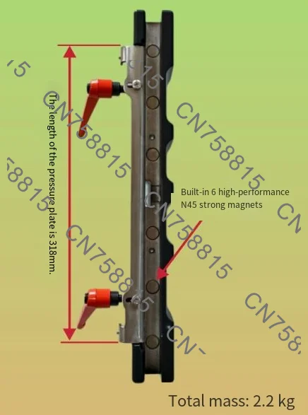Single operation, precise positioning, elevator equipment tools, elevator guide rail connector installation