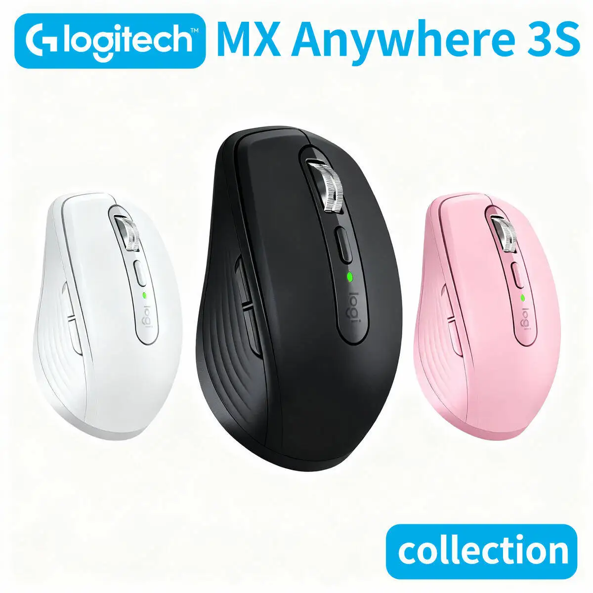 

Logitech Top-Quality MX Anywhere 3S Wireless Mouse – Logitech’s Ergonomic Expertise, Multi-Device Control
