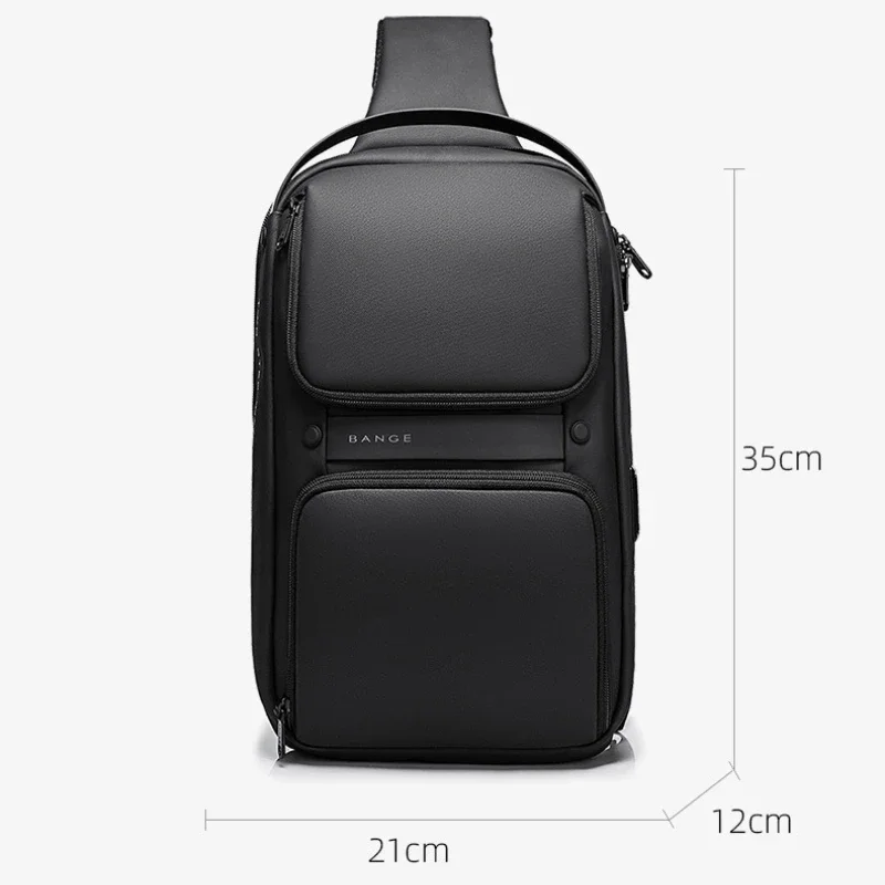 Chikage-Bolso de pecho de gran capacidad con personalidad para hombre, bolso cruzado Unisex de moda coreana, bolso de hombro impermeable de alta calidad