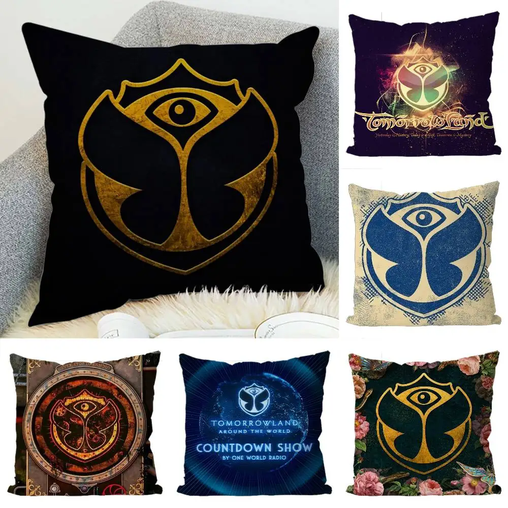 

T-TOMORROWLAND Pillow Case Luxury Double-sided For Car Pillows 45x45 Cushions Cover Home And Decoration Sofa Pillowcase 50x50
