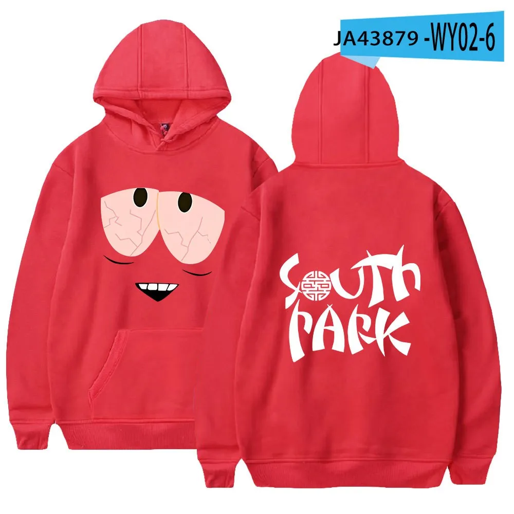 Cross border Amazon's new South Park 2D printed men's and women's trendy hooded sweatshirt, South Park