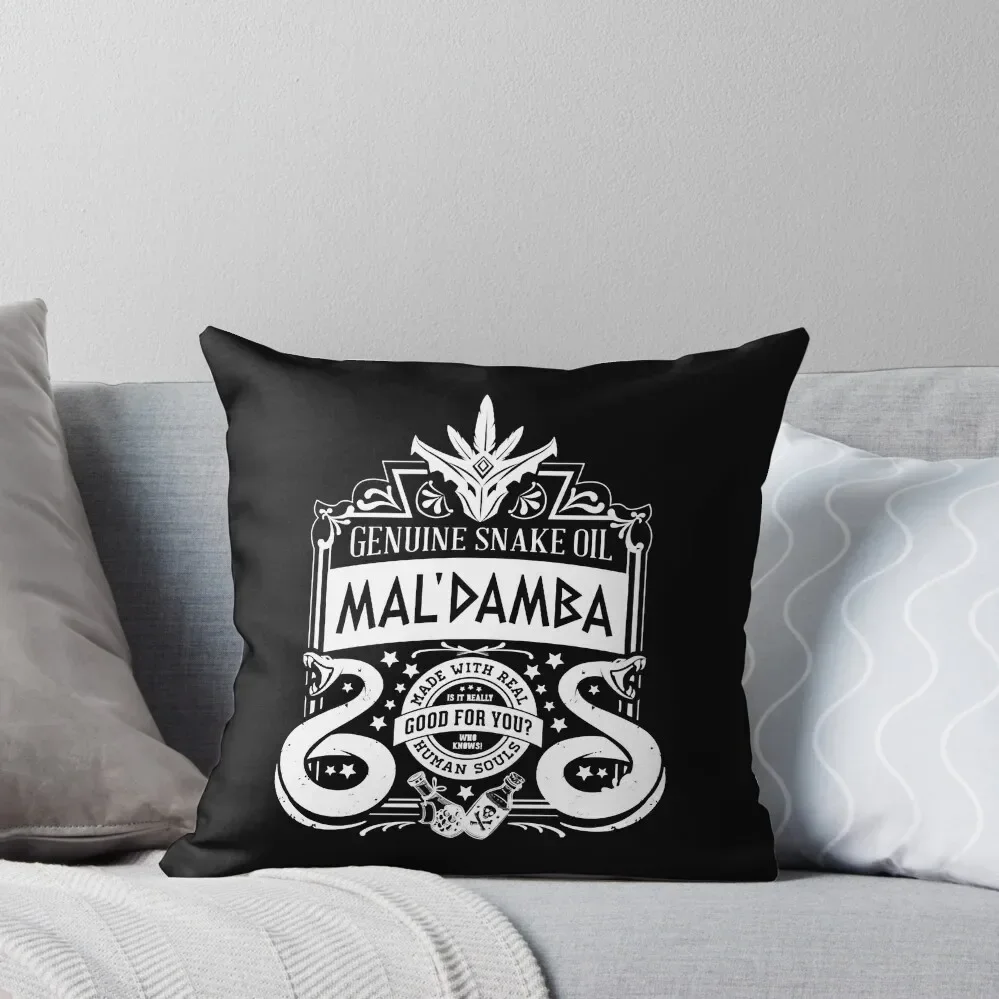 Retro Vintage Mal'Damba Paladins Champion Logo Awesome For Music Fan Throw Pillow ornamental pillows Couch Pillows Pillow