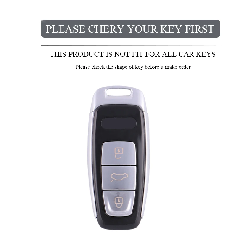 Tpu Car Key Case Cover Shell Fob For Audi Q8 RSQ8 A6 C8 S6 RS6 A7 S7 RS7 A3 8Y A8 D5 4N RS E-tron GT Q4 Q7 4M