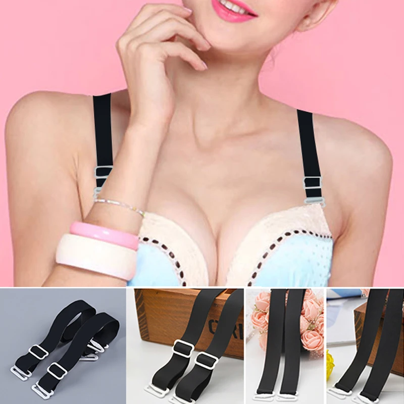 

2Pair Underwear Strap Intimates Accessories Adjustable Resistant Bra Straps Women Floral Print Elastic Brassiere Strap Lingerie