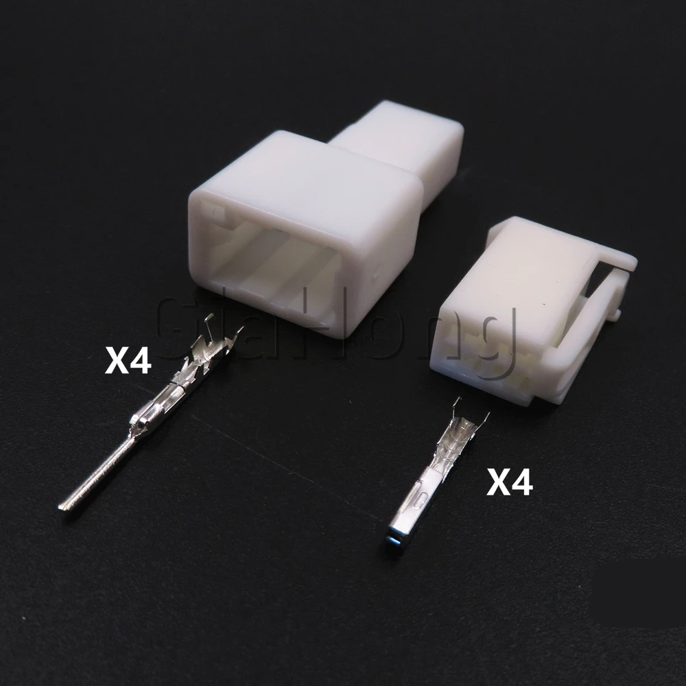 1 Set 4 Ways 90980-12212 AC Assembly Accessories 90980-12211 Plastic Housing Electrical Connector Auto Wire Cable Unsealed Plug